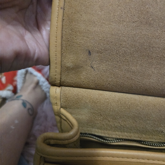 Classic Tan Vtg Coach Willis Leather Shoulder Bag - Picture 5 of 10